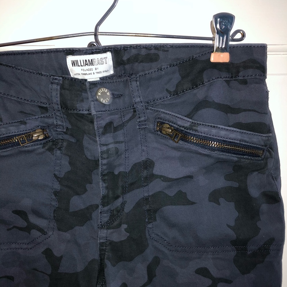 blue camo pants